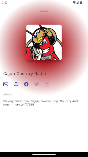 CCR Cajun Country Radio Screen 3