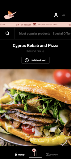 Android application Cyprus Kebab & Pizza Sheerness screenshort