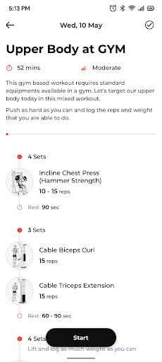 Rascoe Fitness App Screen 3