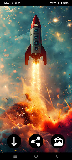Android application Spaceship Wallpapers screenshort