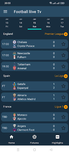 football live score tv Screen 3
