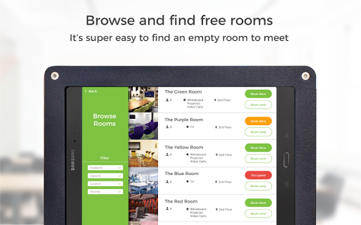 Workscape - Simple Room Schedule Display  Booking