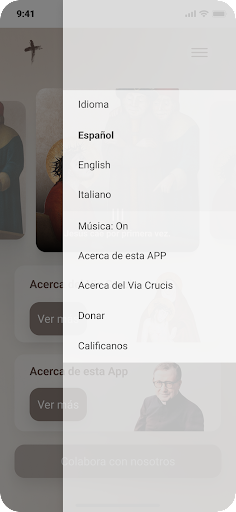Via Crucis App Screen 2