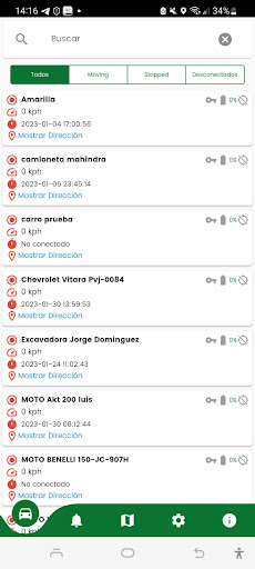 Android application GRIMANCA GPS screenshort