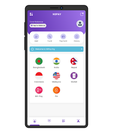 NSPay: TopUp & Internet Screen 2