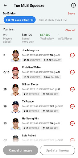 Hater Fantasy Sports Screen 3