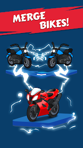 Merge Bike game Idle Tycoon 1