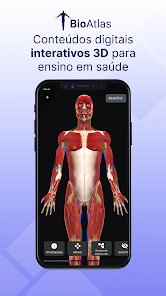 Captura de Pantalla 1 BioAtlas - Anatomia Humana 3D android