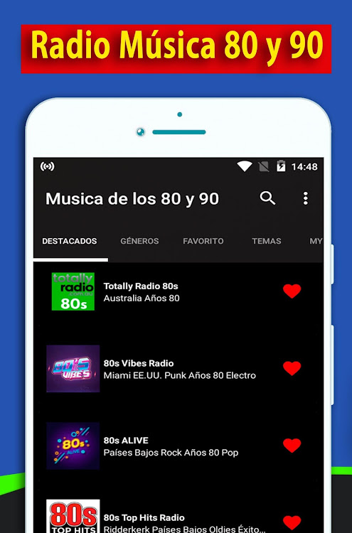 Musica de los 80 y 90 - 1.0.57 - (Android)