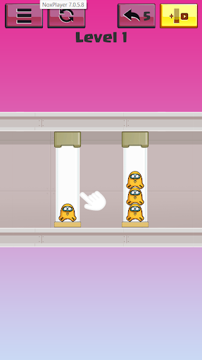 Android application Space Tube Sort - Puzzle Color screenshort