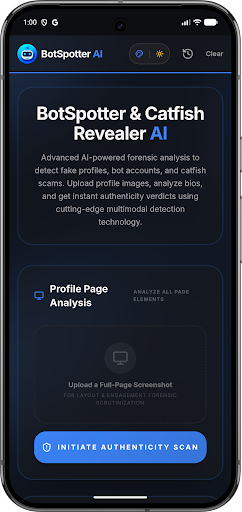 Bot Spotter  Catfish Revealer