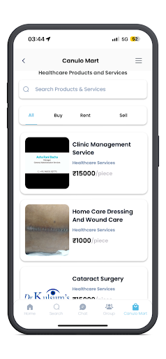 Canulo - Connecting Healthcare Screen 3