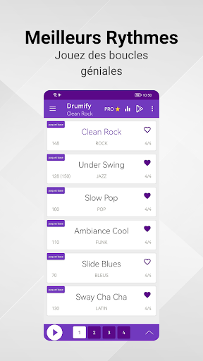 Aperçu de l'application