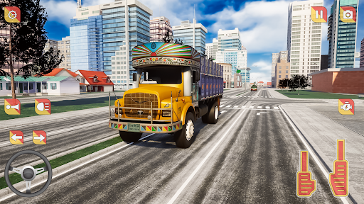 Android application Real Indian Truck Simulator 3D screenshort