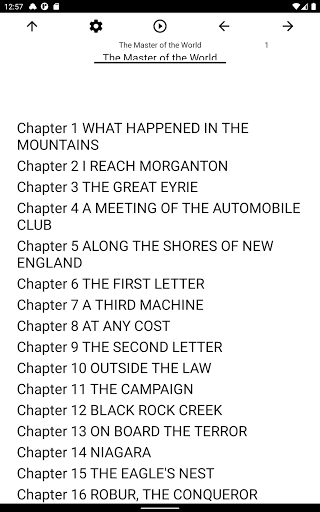 Book, The Master of the World Screen 3
