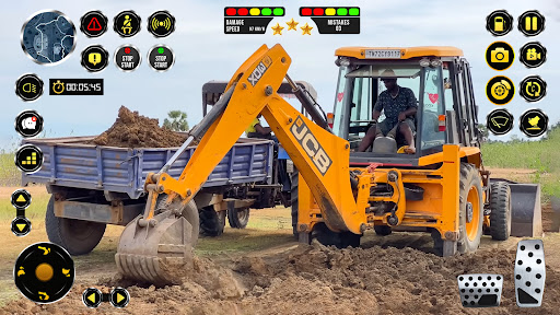 Real JCB Snow Excavator Game
