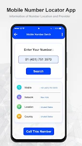 Mobile Number Tracker Location