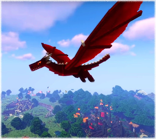 Android application RLCraft Mod Dragons for PE screenshort