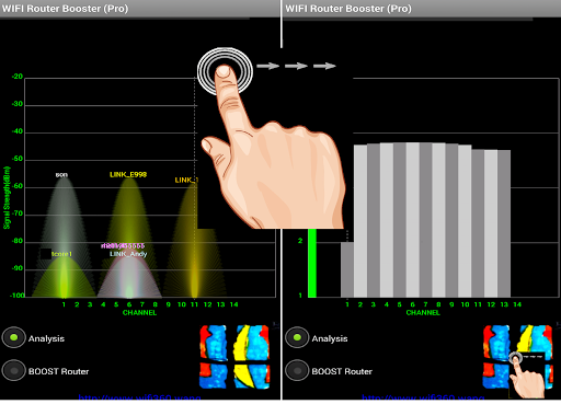 Android application WIFI Analyzer screenshort