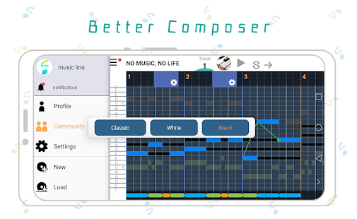 3 minutes Music Composition - musicLine 8.12.9 screenshots 5