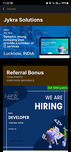 Rewarding Socials Screen 2