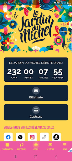 Android application Jardin du Michel screenshort