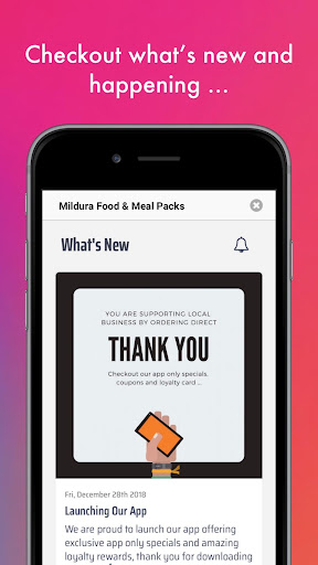Android application Mildura Food & Meal Packs screenshort