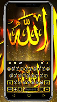 screenshot of Gold Allahu Theme