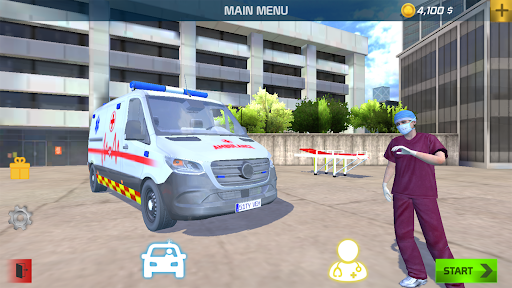 Android application City Ambulance Drift 2024 screenshort