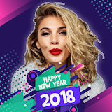 New Year Photo Stickers 2018 icon