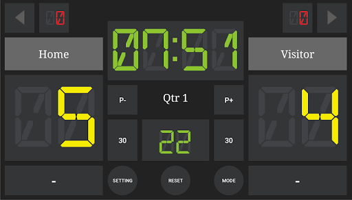 Android application Scoreboard : Water Polo screenshort
