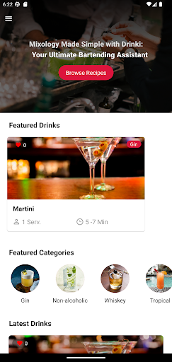 Drinki: mixology drink recipes Screen 2