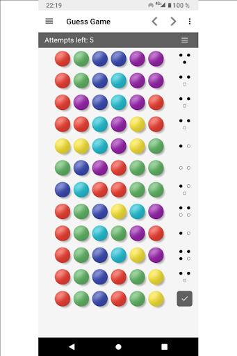 Guess the Number Games Screen 3