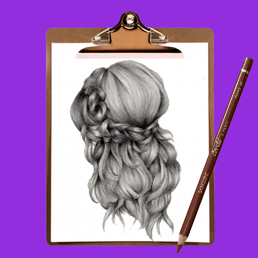How to Draw Realistic Hair logo