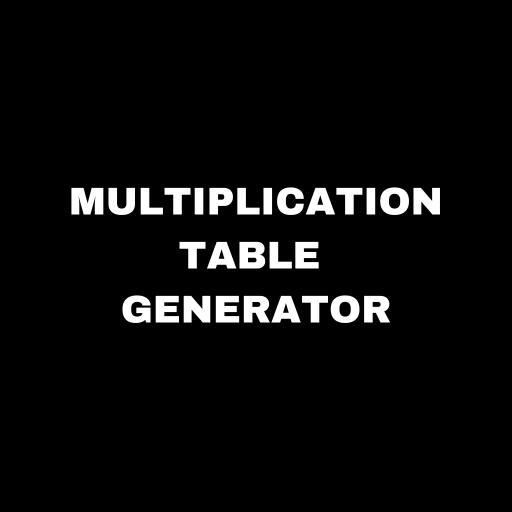 Multiplication Table Generator logo