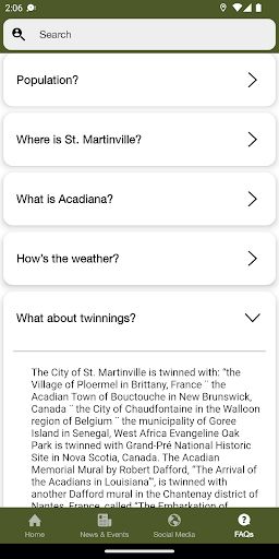 City of St. Martinville LA Screen 2