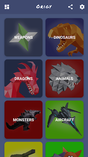 Android application Origy: Origami from paper screenshort