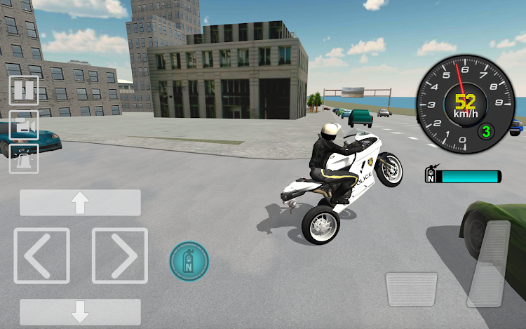Police Motorbike Driving - 1.07 - (Android)