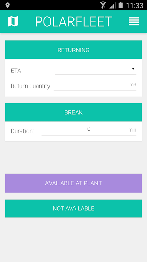 Android application PolarFleet screenshort