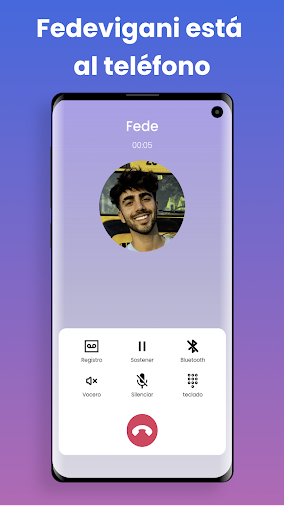 Fede Vigevani Fake Video Call Screen 3