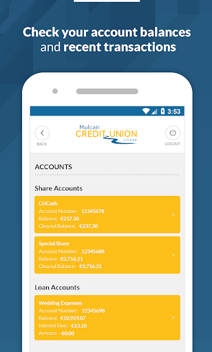 Mulcair Credit Union Screen 2
