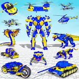 Dino Robot Transform Car Games icon