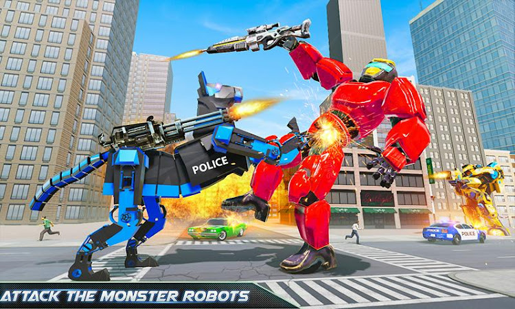 US Police Dog Robot Car Game - 5.0 - (Android)