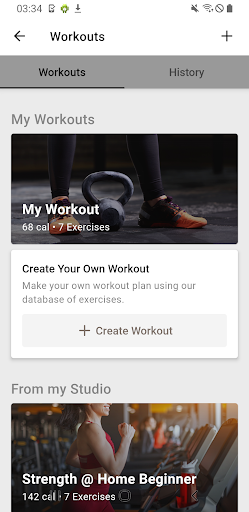 Sparks Fitness Screen 3