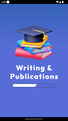 Android application Writing and Publications screenshort