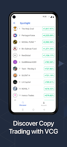 Screenshot of VCG Social