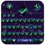 Purple 3D Obsidian Keyboard icon