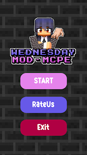 Wednesday Addams MOD For MCPE