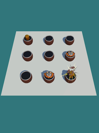 Atrapa al gato con bufanda