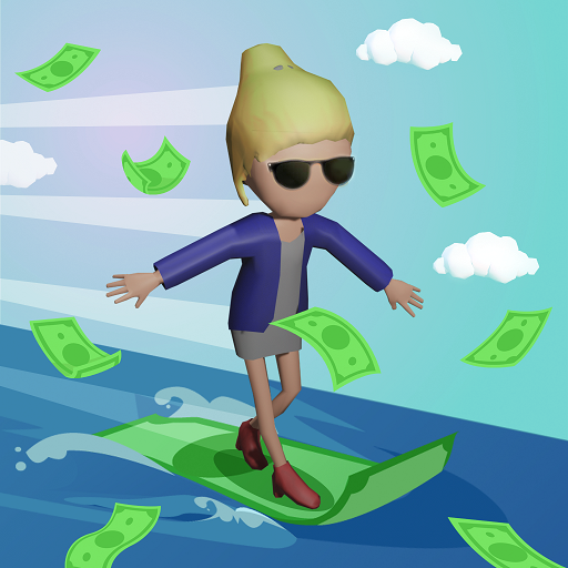 Investment Run 3D  Icon